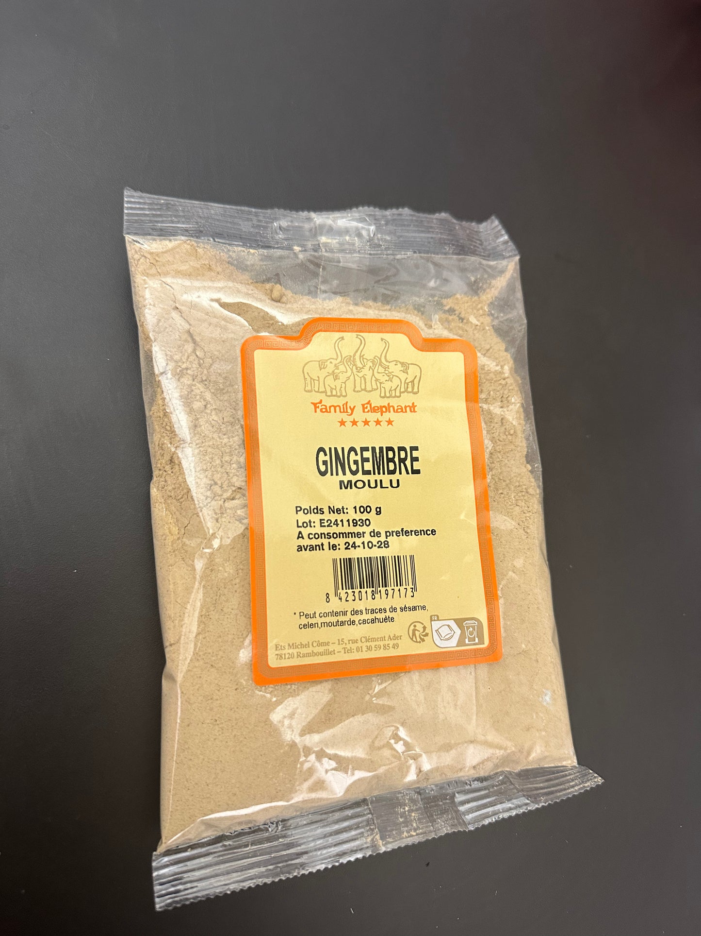 Gingembre moulu
