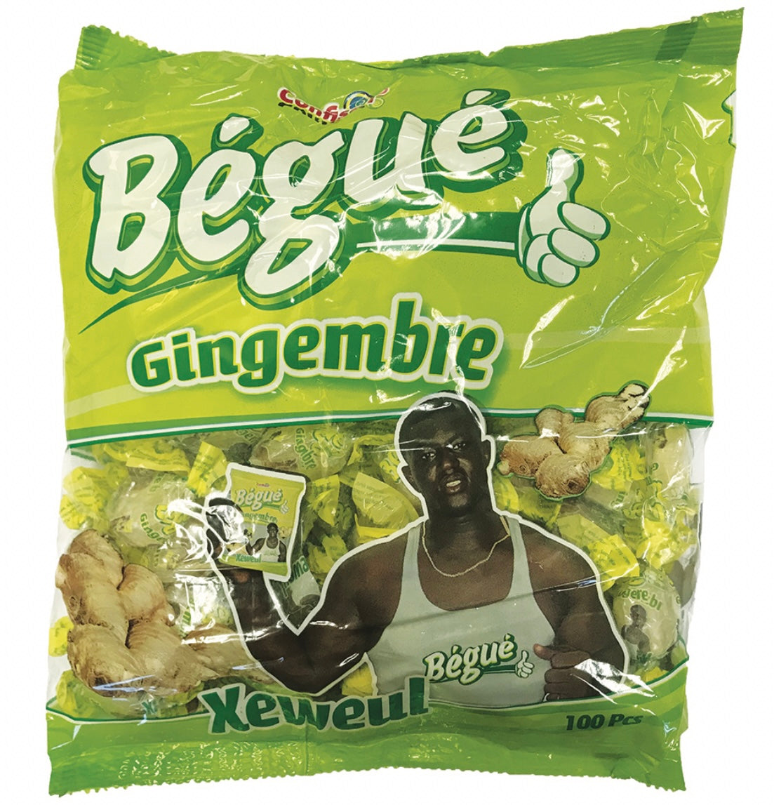 Bonbon bégué gingembre